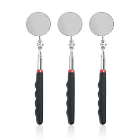 3 Morceaux De Miroir Rond À Traction