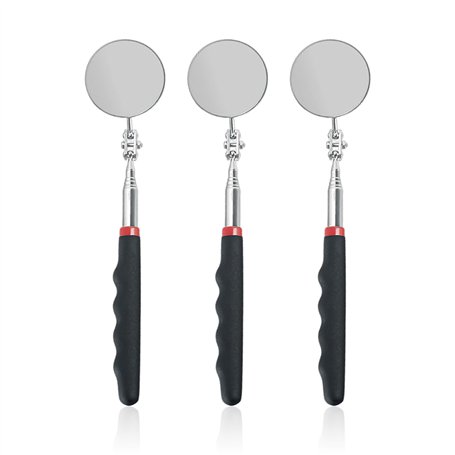 3 Morceaux De Miroir Rond À Traction
