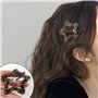 1 Morceau De Lunettes De Motif Léopard, Aiguilles De Cheveux 2 Étoiles, Lunettes De Soleil À La Mode Et Simples, Douceur Et Supp