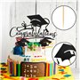 11 Pièces Inserts De Gâteau De Fête De Remise des Diplômes, Décorations De Fête De Remise des Diplômes, Inserts De Décoration De