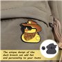 2 Pièces Cartoon Animal Fisherman Chapeau Et 4 Morceaux De Broche De Canard, Chapeau De Protection Solaire Élé, Chapeau De Solei