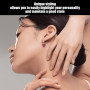 IDNVFY 2 Paires d'oreilles Métalliques, Drapeaux Britanniques - Boucles d'oreilles en Pendule, Boucles d'oreilles d'amour, Boucl