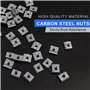 JatilEr Lot de 60 écrous à rainurer M6 M8 avec 3 clés pour fente d'extrusion en aluminium standard série 30