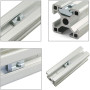 JatilEr Lot de 60 écrous à rainurer M6 M8 avec 3 clés pour fente d'extrusion en aluminium standard série 30