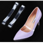 XLKJ 10 Paires Sangles de Chaussure Transparents Détachable Lacets de Chaussure en Silicone Invisibles pour Talons Hauts