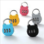 XLKJ 6 PCS Cadenas à Combinaison, Petit Cadenas Code 3 Chiffres Antivol Combination Lock Pour Valises,Tiroirs et Armoires