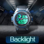 TEKMAGIC Montre Bracelet Hommes Garçon de Natation 100m Résistant à l'eau Montre Plongée avec Fonctions d'Chronomètre, Chronogra