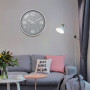 Frasheng Horloge Pendule Mural,Horloge Murale Moderne 30cm Horloge Murale Ronde,Horloge Murale Silencieuse Horloge Murale Décora