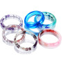 Nifocc Lot de 3 Moules en Silicone pour Bracelets - Résine Époxy - Bijoux DIY - Transparent