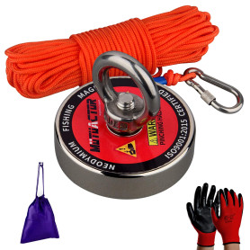 MUTUACTOR Aimants de pêche Force de traction de 180kg
