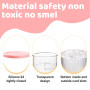 BBWELL 4 Pièces Pot pour Ninja Creamy Deluxe,Récipients à Crème Glacée de Rechange pour Ninja Creami Deluxe Nc501/Nc500,Machine 