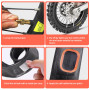 BBWELL Kit Reparation Velo,Kit Rustine Velo,Trousse Outils de VéLo,Outil Multifonction 17 en 1,Trousse Multifonction Outils Pneu