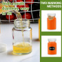 BBWELL Lot de 12 Petite Bouteilles en Verre Réutilisables,Petite Bouteille en Verre Vide,Bouteilles de Jus avec Étiquettes,Stylo