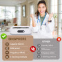 IGUGI Nettoyeur Ultrasons 49000HZ,Nettoyeur Ultrasonique avec 3 Réglages de Temps,650 ML,Nettoyage en Profondeur à 360°,Ultrason