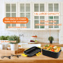 Boîte à lunch électrique pour voiture/camion/bureau, 75W 1.8L Boîte à lunch portable amovible en acier inoxydable avec sac isoth