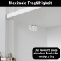 Sinofort Support Etagere Murale 24 Pièces Consoles et Taquets pour étagères Fixation Etagere Support Etagere Invisible pour étag