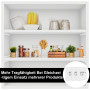 Sinofort Support Etagere Murale 24 Pièces Consoles et Taquets pour étagères Fixation Etagere Support Etagere Invisible pour étag