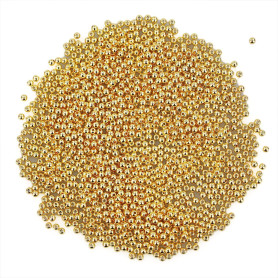 1500 PièCes 4 Mm Perles Rondes Lisses Petites Perles D'Espacement Perles à Billes Rondes Perles LâChes Lisses Sans Couture Pour