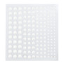 SZCXDKJ Lot de 660 Perles Autocollantes Demi-Rondes colorées et Blanches à Dos Plat pour Maquillage, Maquillage, téléphone, Lois