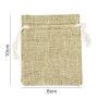Petits Sacs en Coton, 30 Pièces Sachets en Toile de Jute Sac Cadeau avec Cordon pour Utilisé pour Ranger Bagues Colliers Bonbons