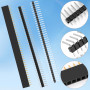 Mâle et Femelle Header Broche Connecteur 2.54mm, 40 Broches, Pin Headers Unique Rangée, PCB Board Socket Breakaway Barrettes à B