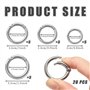 Ressort Anneau Boucle Alliage de Zinc