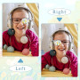SYEYCW 10 Pièces Cache Oeil Enfant, Cache Oeil pour Lunettes, Eyepatch Réutilisable en Dessin Animé, Patchs Colorés pour Les Yeu