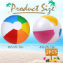 2 Pièces Ballon Gonflable Piscine