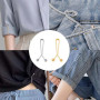 AOOTUERL Serre Taille Pantalon, 12 Pièces Pince pour Pantalon Trop Large, Pinces à Serrer, Serre Taille pour Jean, Réduction Tai