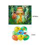Deco Anniversaire Lion King Ballons de Fête Jungle Animaux Toile de Fond Photographie Anniversaire Animaux Foret Anniversaire Fê