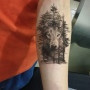 Gwolf 24 pcs loup tatouage temporaire, personnalité loup tatouage autocollants nouvelle protection de lenvironnement étanche fle