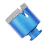 Yabingbos Foret diamant pour carrelage 50 mm avec filetage M14 pour perçage à sec dans la porcelaine