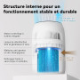 Elbe Inno Humidificateur d'air à évaporation à froid sans brouillard pour personnes allergiques et femmes enceintes jusqu'à 45 m