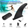 VCRANONR 2 PCS Dérives de Surf en ABS 21cm*18.5cm Amovible Aileron Central de Rechange Anti-vieillissement FCS Aileron de Surf A