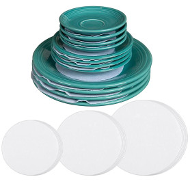FIGFYOU 30 Pcs Protecteurs d'Assiettes en Feutre 3 Tailles