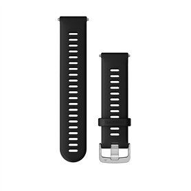 Garmin Unisexe – Bracelet à Changement Rapide pour Adulte 22 mm en Silicone Noir