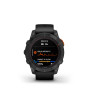 Solar - Montre GPS Multisports connectée – Gray avec Bracelet Noir – Boîtier 47 mm (Reconditionné)