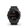 Solar - Montre GPS Multisports connectée – Gray avec Bracelet Noir – Boîtier 51 mm (Reconditionné)