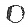 Garmin fēnix 7X Pro, Solar - Montre GPS Multisports connectée – Gray avec Bracelet Noir – Boîtier 51 mm (Reconditionné)
