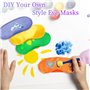 Aweisile Masque-Sommeil 20 Pièces Multicolor-Masque de Sommeil 10 couleurs Couverture-Masque pour Femme Homme des gamins Dames o