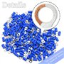 5 mm² - Diamètre du trou : M4 - Cosses de câble à sertir électriques - Isolation