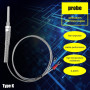 Contrôleur de Température, Keenso Capteur Thermocouple de Type K Filetage M8 Fil de Capteur de Température de Sonde de Thermocou
