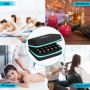 FTINATE 30 Trous Boîte Huile Essentielle Aromathérapie Sac de Rangement Trousses de Toilette Voyage Sac à cosmétiques avec inser