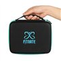 FTINATE 30 Trous Boîte Huile Essentielle Aromathérapie Sac de Rangement Trousses de Toilette Voyage Sac à cosmétiques avec inser