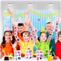 Lot de 144 tatouages temporaires pour pom-pom girl, pom-pom girl, fournitures de fête d'anniversaire, cadeaux pour enfants, 24 f