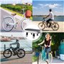 ZHYUAN Coussin épais pour siège arrière de siège arrière,Siège arrière de vélo,Siège Arrière Porte vélo,Coussin arrière pour vél
