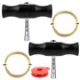 5 Pièces Universel Outils pour Pare Brise de Voiture Fil Outils de Dépose de Pare-Brise Kit d’Enlèvement de Pare-bris Outil de D