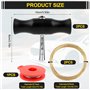 5 Pièces Universel Outils pour Pare Brise de Voiture Fil Outils de Dépose de Pare-Brise Kit d’Enlèvement de Pare-bris Outil de D