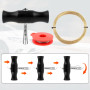 5 Pièces Universel Outils pour Pare Brise de Voiture Fil Outils de Dépose de Pare-Brise Kit d’Enlèvement de Pare-bris Outil de D