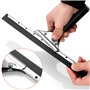 STARVAST Raclette à Vitres Professionnelle en Acier Inoxydable avec Lame de 25 cm pour Cuisine, Fenêtre, Salle de Bain, Voiture